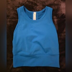 lululemon athletica Vibrant Blue Crop Top